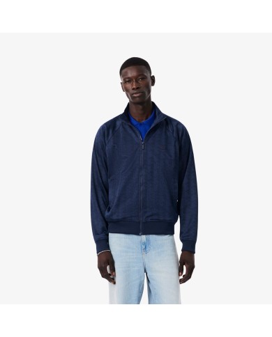 Lacoste Chaqueta con cremallera de jacquard con monograma