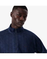 Lacoste Chaqueta con cremallera de jacquard con monograma