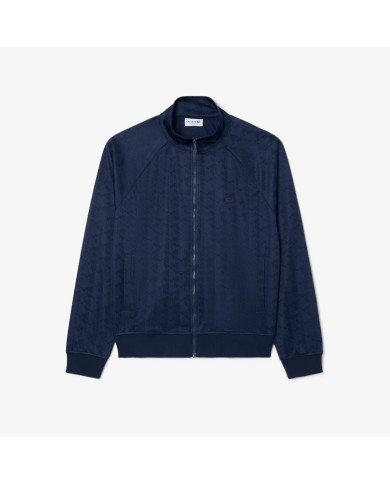 Lacoste Chaqueta con cremallera de jacquard con monograma