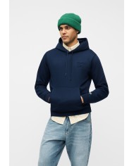 Lacoste Sudadera con capucha con detalles de marca estampados en relieve
