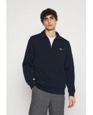 Lacoste Sudadera de interlock con cuello alto y cremallera
