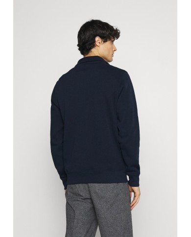 Lacoste Sudadera de interlock con cuello alto y cremallera