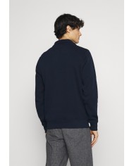 Lacoste Sudadera de interlock con cuello alto y cremallera