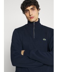 Lacoste Sudadera de interlock con cuello alto y cremallera