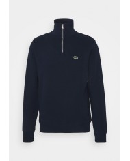 Lacoste Sudadera de interlock con cuello alto y cremallera