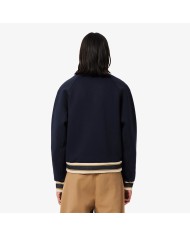 Lacoste Chaqueta con insignia de estilo universitario y de fabricación francesa