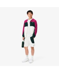 Lacoste Camiseta deportiva con bloques de color estampados