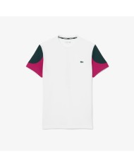 Lacoste Camiseta deportiva con bloques de color estampados