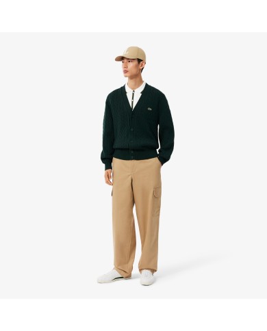 Lacoste Polo con insignia de corte clásico de fabricación francesa