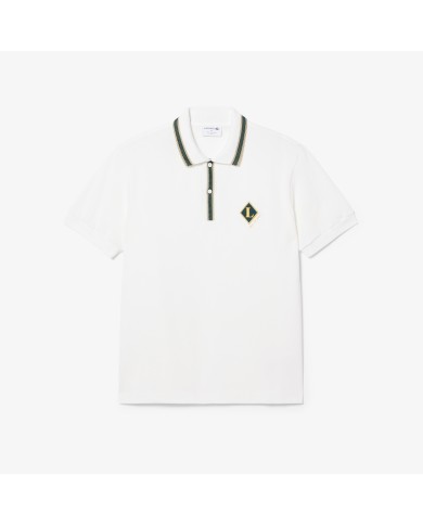 Lacoste Polo con insignia de corte clásico de fabricación francesa