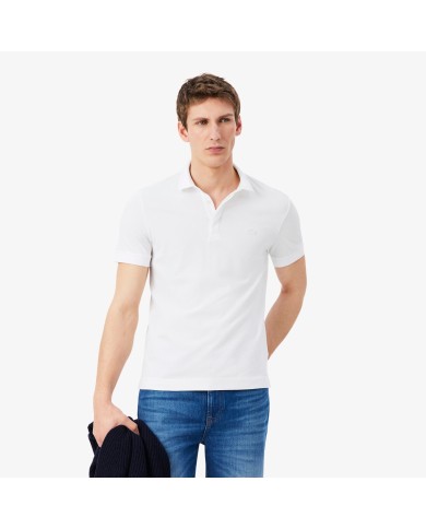 Lacoste Polo de corte regular Paris de piqué elástico