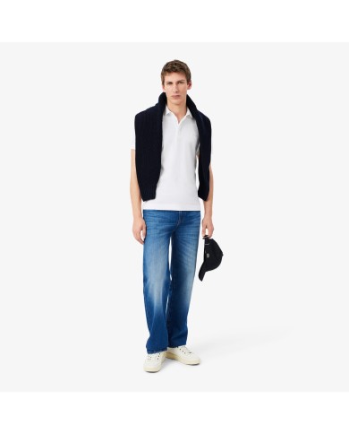 Lacoste Polo de corte regular Paris de piqué elástico