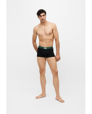 Lacoste Bóxer Pack de 3 calzoncillos con cocodrilo de punto jersey elástico