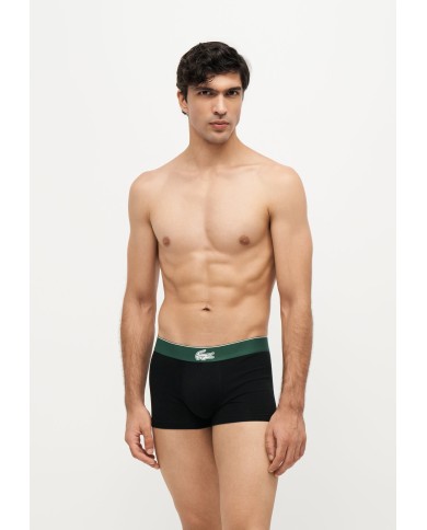 Lacoste Bóxer Pack de 3 calzoncillos con cocodrilo de punto jersey elástico