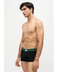 Lacoste Bóxer Pack de 3 calzoncillos con cocodrilo de punto jersey elástico