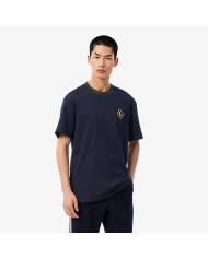 Lacoste Camiseta de rayas con insignia fabricada en Francia