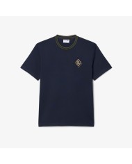 Lacoste Camiseta de rayas con insignia fabricada en Francia