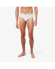 Lacoste Calzoncillos Pack de 3 slips de algodón elástico