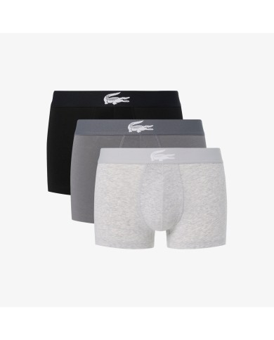 Lacoste Bóxer Pack de 3 calzoncillos tipo bóxer de punto jersey elástico
