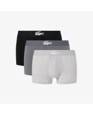 Lacoste Bóxer Pack de 3 calzoncillos tipo bóxer de punto jersey elástico