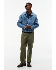 Tommy Jeans Cazadora Trucker vaquera con parche