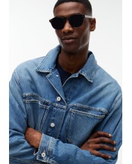 Tommy Jeans Cazadora Trucker vaquera con parche