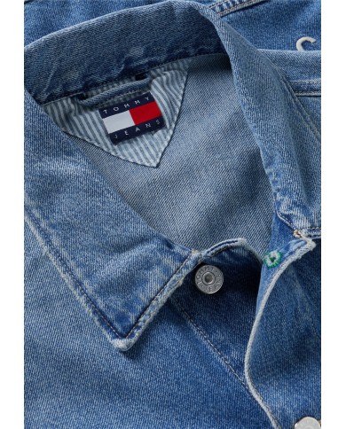 Tommy Jeans Cazadora Trucker vaquera con parche