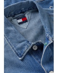 Tommy Jeans Cazadora Trucker vaquera con parche