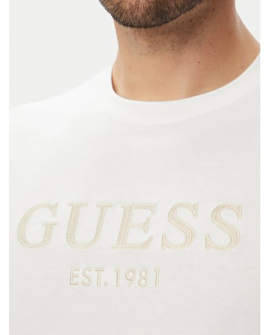 Guess Camiseta cn SS Guess Logo embroidery Tee