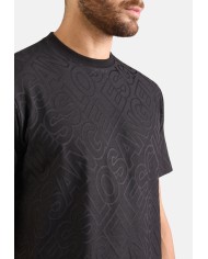 Guess Camiseta CN SS Jacquard Allover Tee