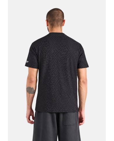 Guess Camiseta CN SS Jacquard Allover Tee