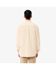 Lacoste Camisa de pana de corte regular