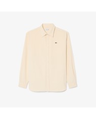 Lacoste Camisa de pana de corte regular