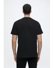 Guess Camiseta CN SS Triangle Leaves Embroide