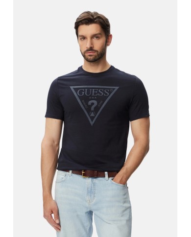 Guess Camiseta CN SS Core Triangle Logo Tee