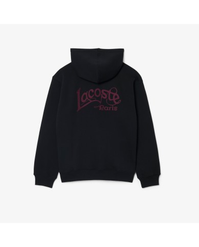 Lacoste Sudadera con capucha y bordados de la marca