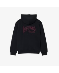 Lacoste Sudadera con capucha y bordados de la marca