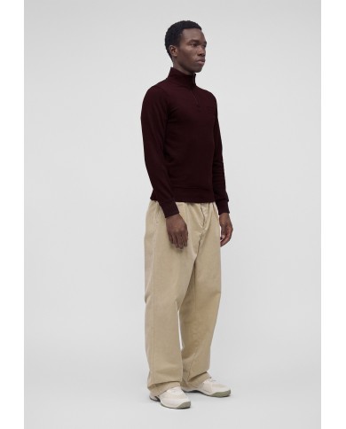 Lacoste Sudadera de cuello alto con cremallera y estampado en relieve