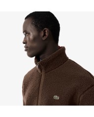 Lacoste Chaqueta de borreguillo con cuello alto