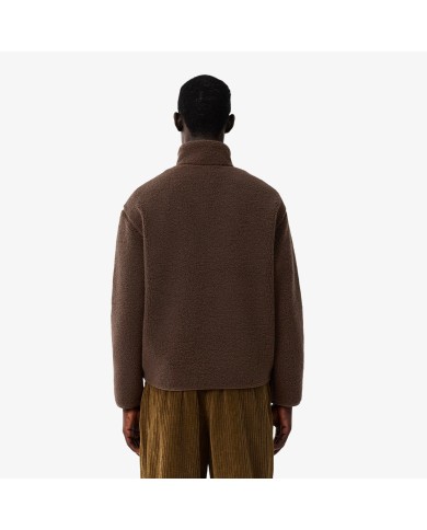 Lacoste Chaqueta de borreguillo con cuello alto