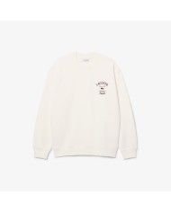 Lacsote Sudadera de cuello redondo de felpa con bordado