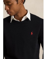 Ralph Lauren Jersey  de algodón con cuello redondo