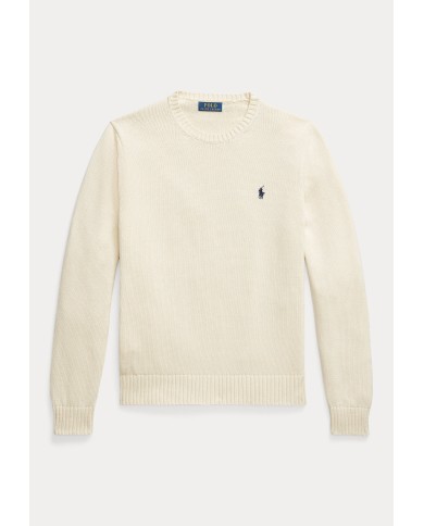 Ralph Lauren Jersey de algodón con cuello redondo