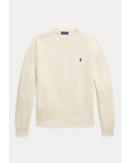 Ralph Lauren Jersey de algodón con cuello redondo
