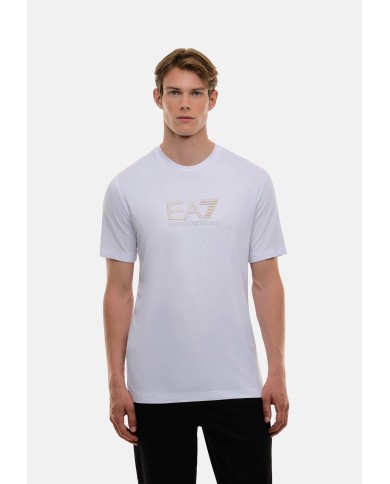 EA7 Emporio Armani Camiseta Train Premium Label M Tee Big Logo