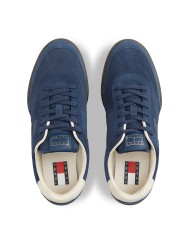 Tommy Jeans Zapatillas de ante con logo metalizado