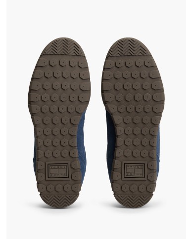 Tommy Jeans Zapatillas de ante con logo metalizado
