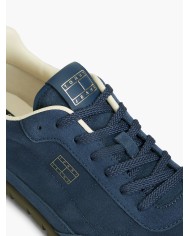 Tommy Jeans Zapatillas de ante con logo metalizado