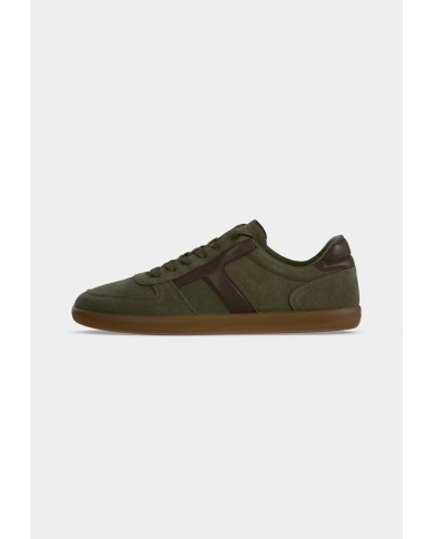 Tommy Hilfiger Zapatillas TH Tribeca de ante con mezcla de texturas