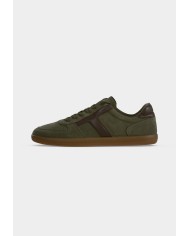 Tommy Hilfiger Zapatillas TH Tribeca de ante con mezcla de texturas